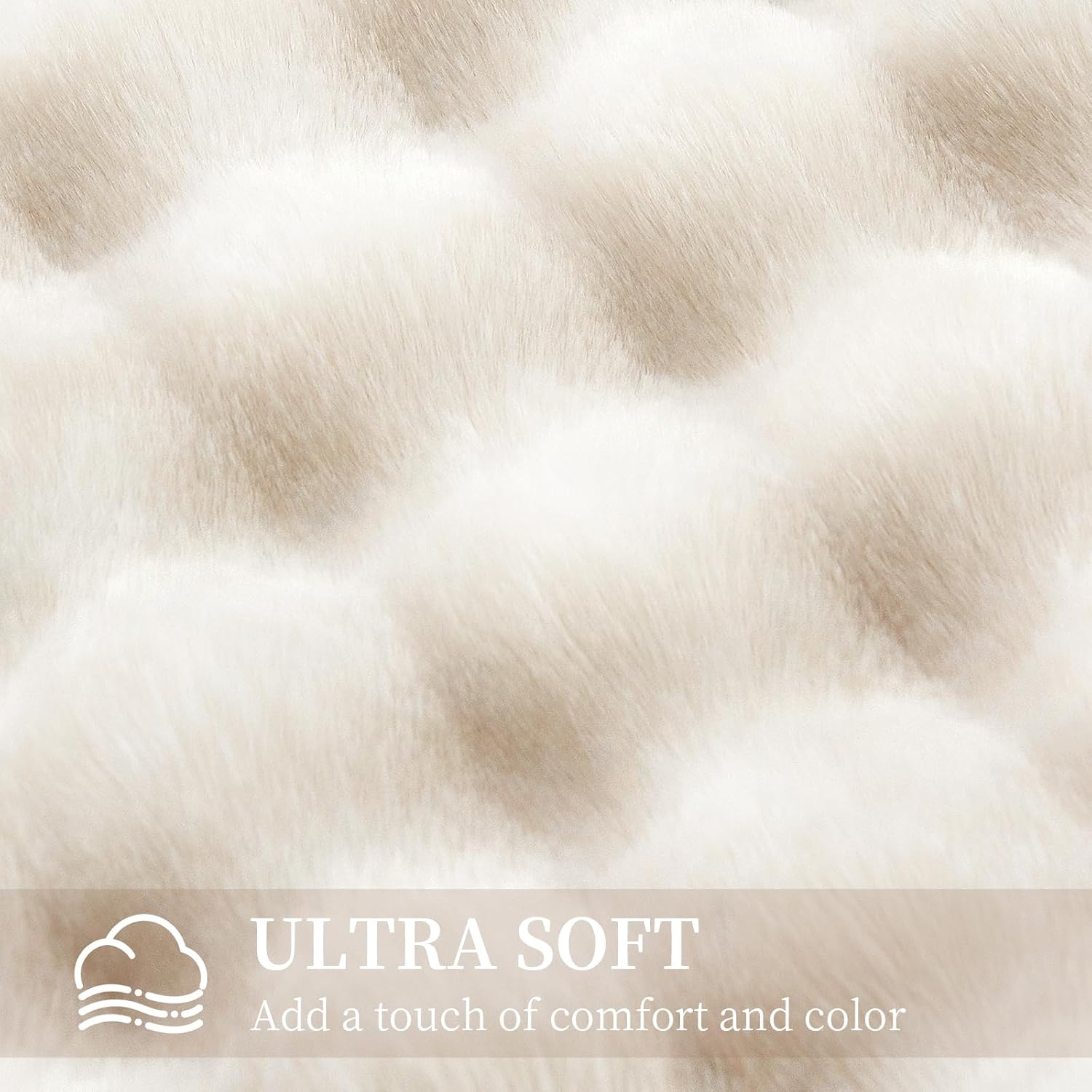 Beige Throw Pillow — 50" - View 9