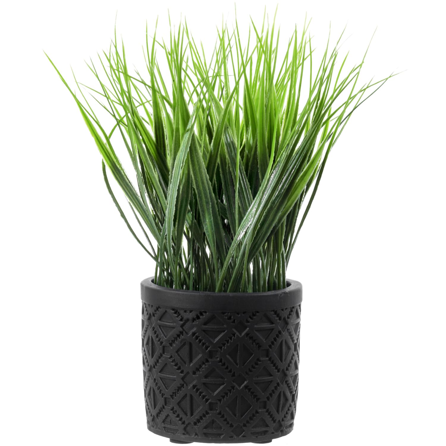 Round Modern Black Artificial Plant