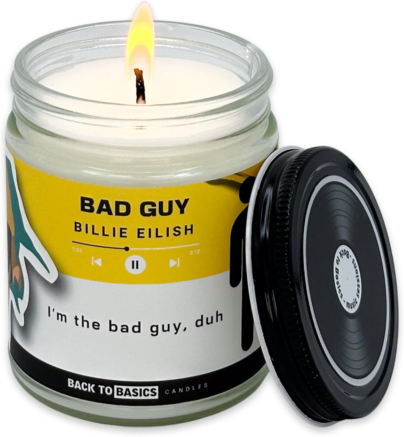 Soy Wax Scented Candle — Bad Guy - Billie Eilish