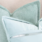 Velvet Boho Beige Throw Pillow Cover — 18" - View 4