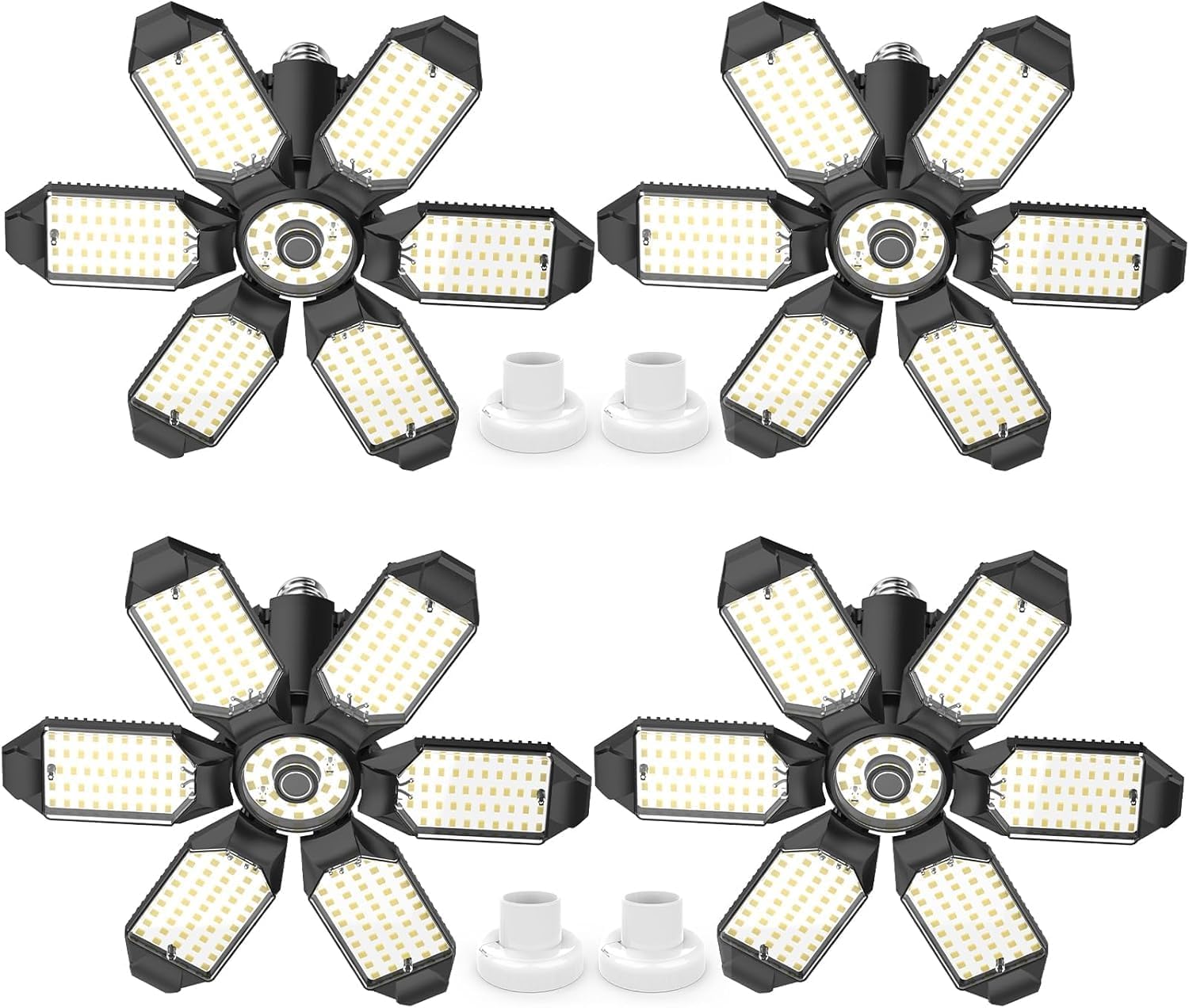 Boho Rattan Ceiling Light — 6" — 4 PACK