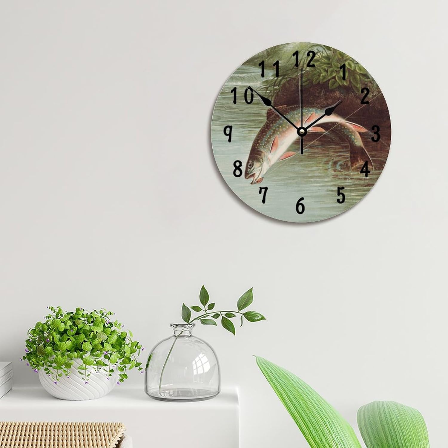 Battery Operated Farmhouse Wood Wall Decor — 10" - View 4