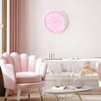 Battery Operated Blue Wall Clock — 12" - View 3