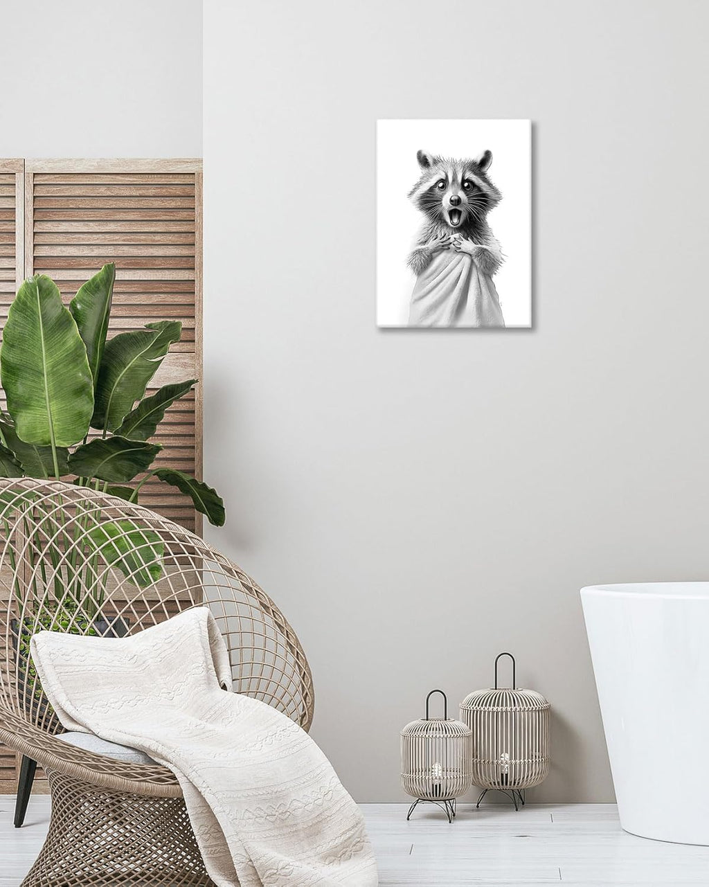 Black Framed Wall Art — 16" - View 5