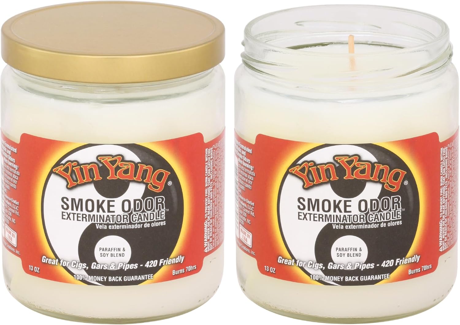 Wax Candle — 2 Pack