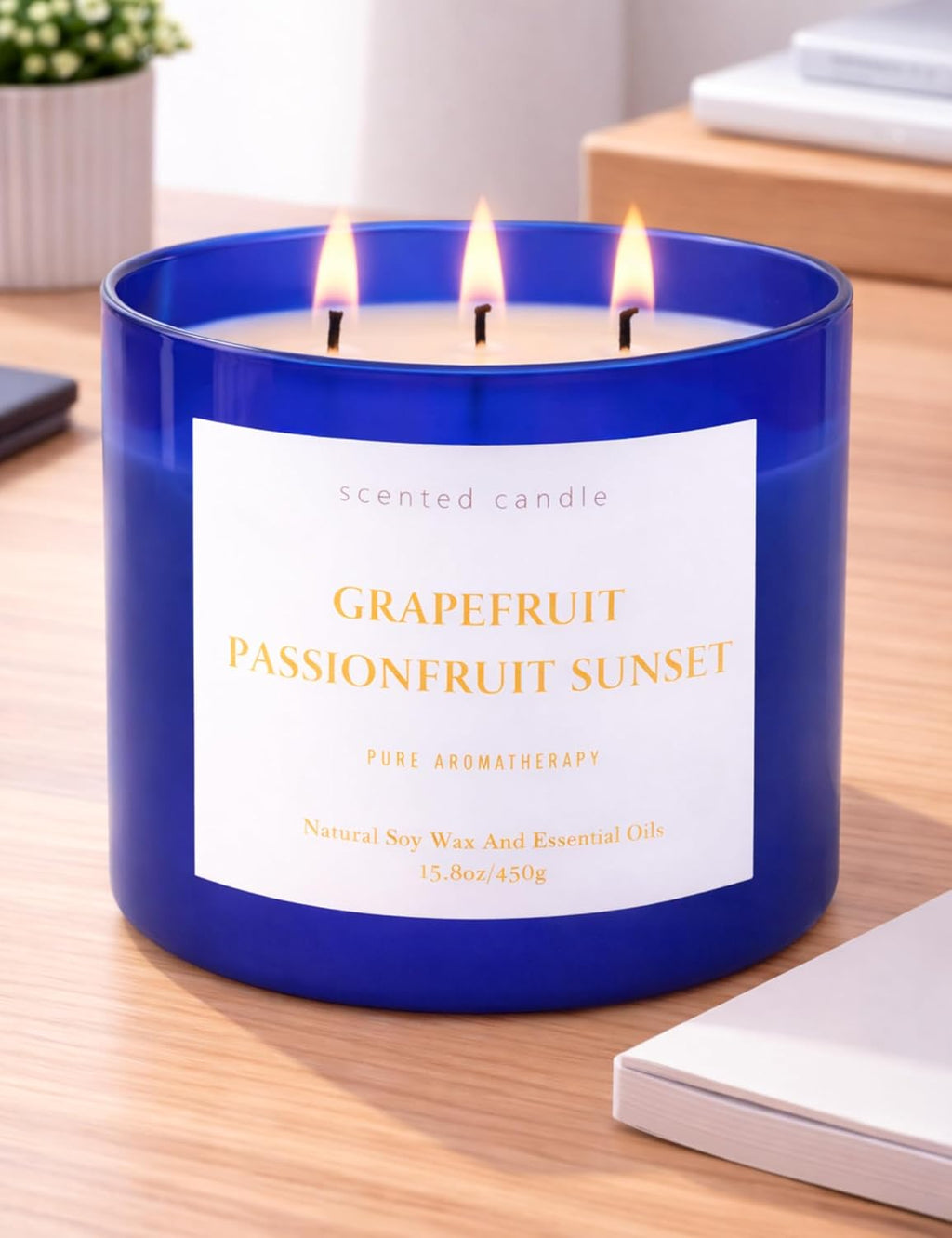 Soy Metal Scented Candle - View 7