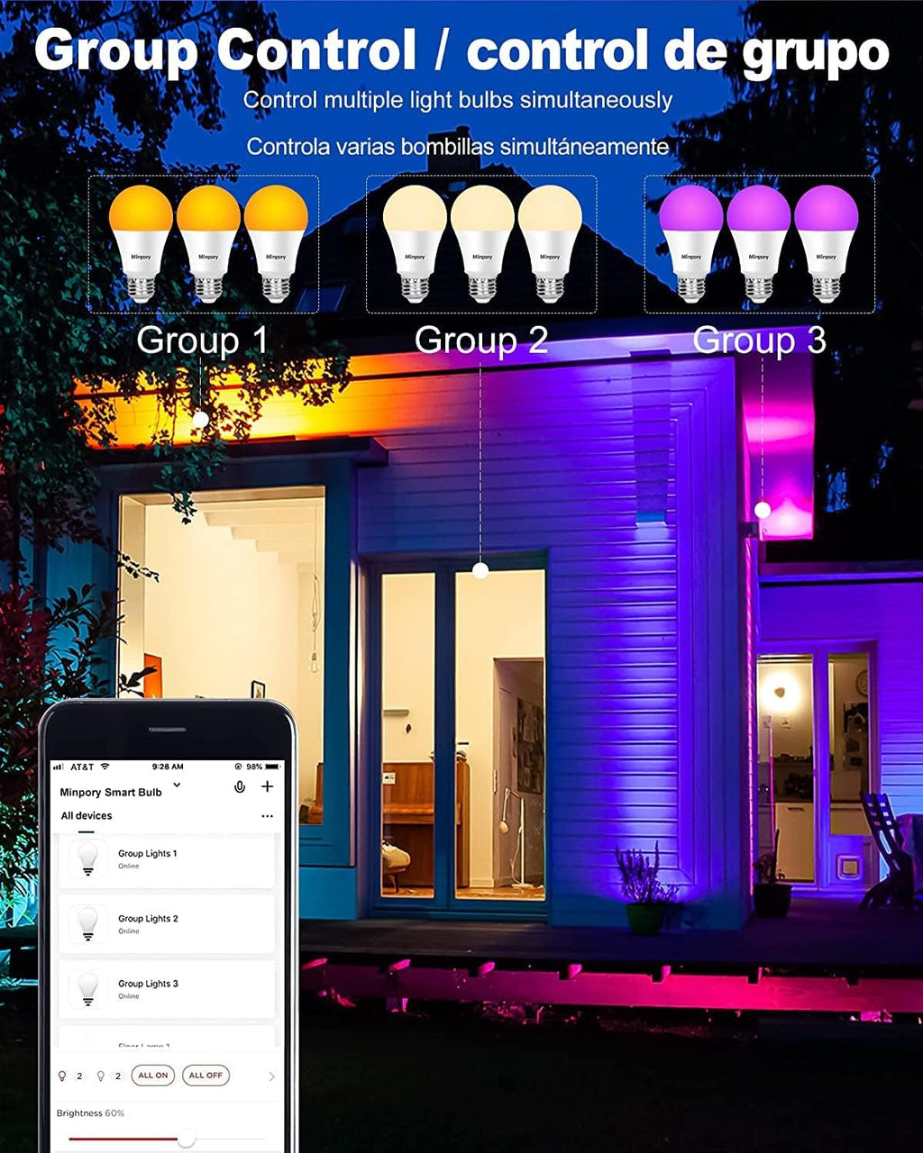 WiFi Metal Smart Light Bulb - View 6