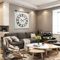 Battery Operated Farmhouse Wall Clock — 29.5"