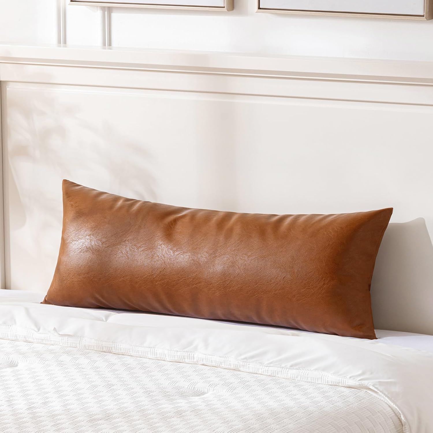 Lumbar Boho Beige Throw Pillow Cover — 36" — 40" x 12" (Pack of 1)