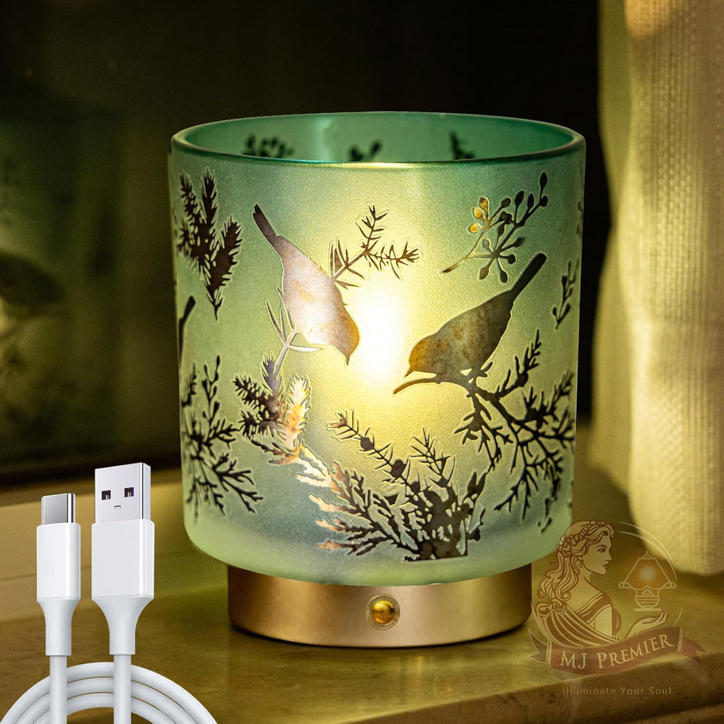 Cordless Metal Table Lamp — 7" — Mini Spring*Rechargeable
