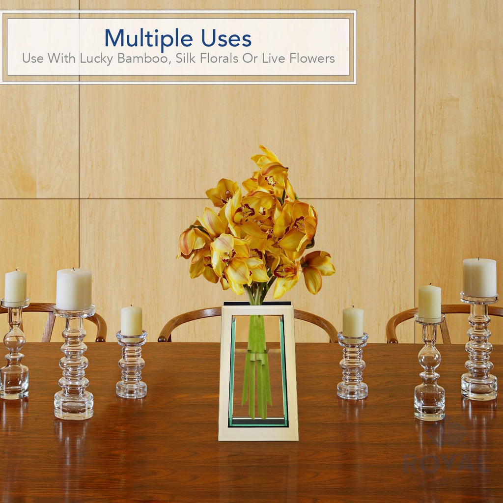 Modern Glass Mirror — 13.5" - View 2