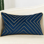 Velvet Luxe Black Throw Pillow Cover — 20"