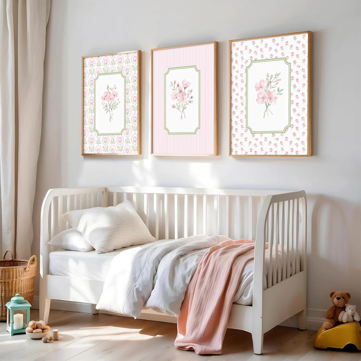Unframed Blue Wall Decor — 16" - View 3