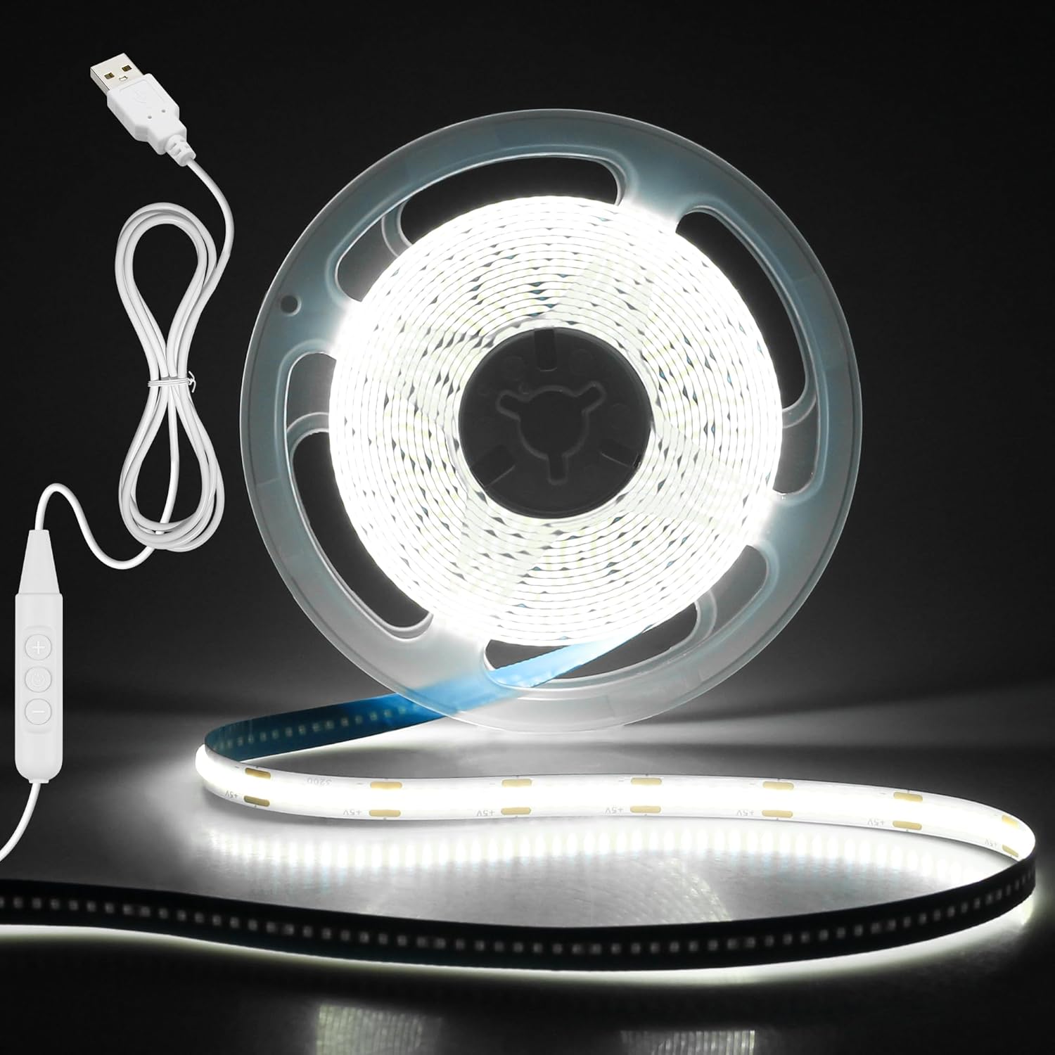 Dimmable Metal LED Strip Light — 13.12ft/Cold White