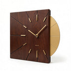 Battery Operated Luxe Black Wall Clock
