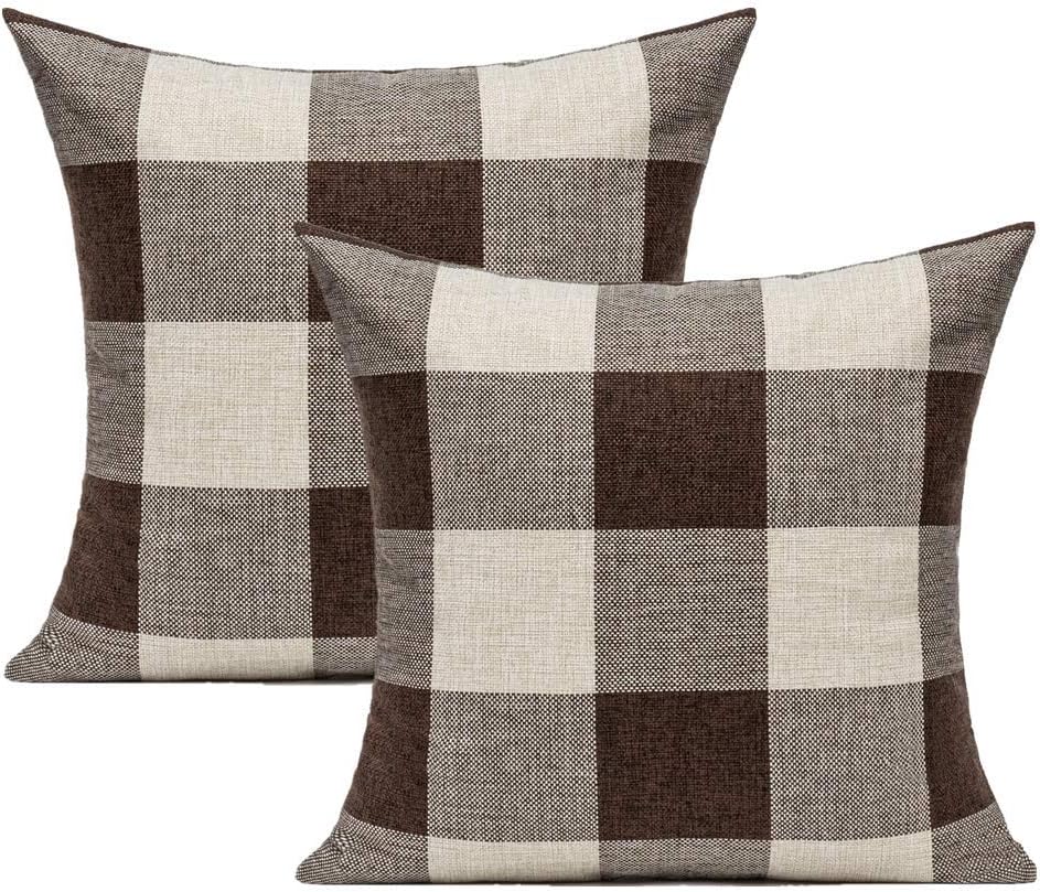 Boho Beige Throw Pillow Cover — 18" — 24" x 24" (Pack of 2)