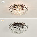 Farmhouse Black Chandelier — 4-Light - View 5