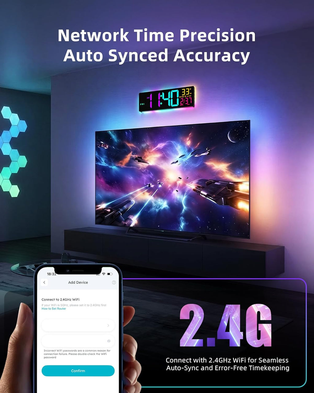Smart Wall Clock - View 7