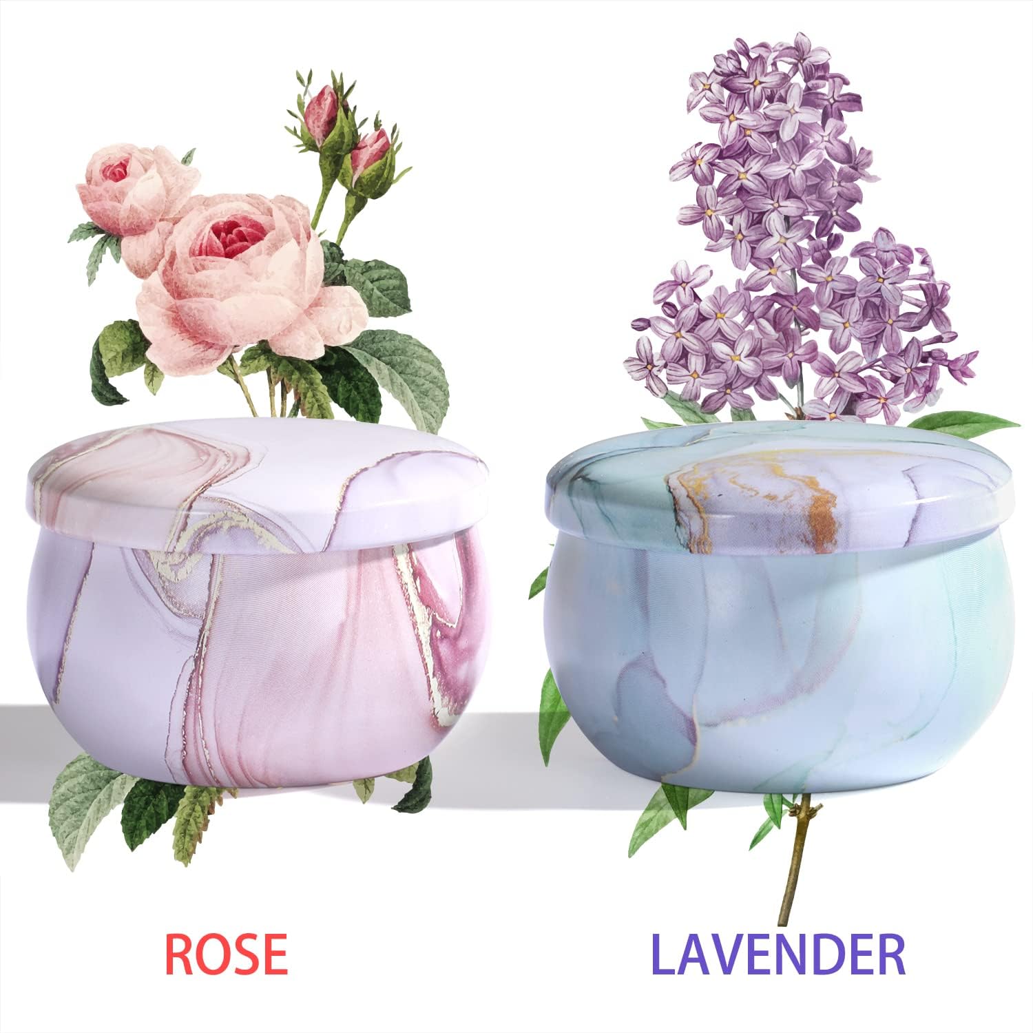 Metal Soy Candle - View 2