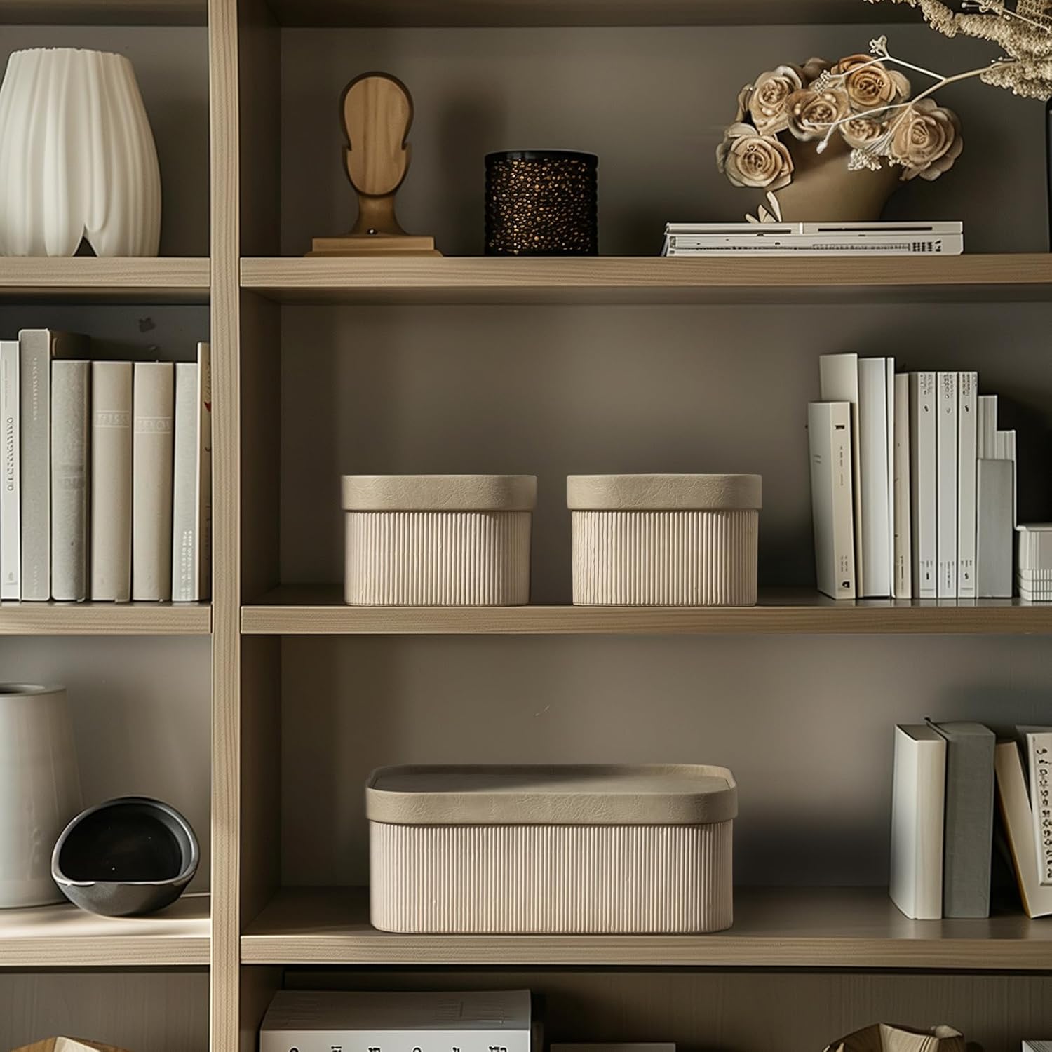 Beige Storage Basket — Set of 3 - View 3