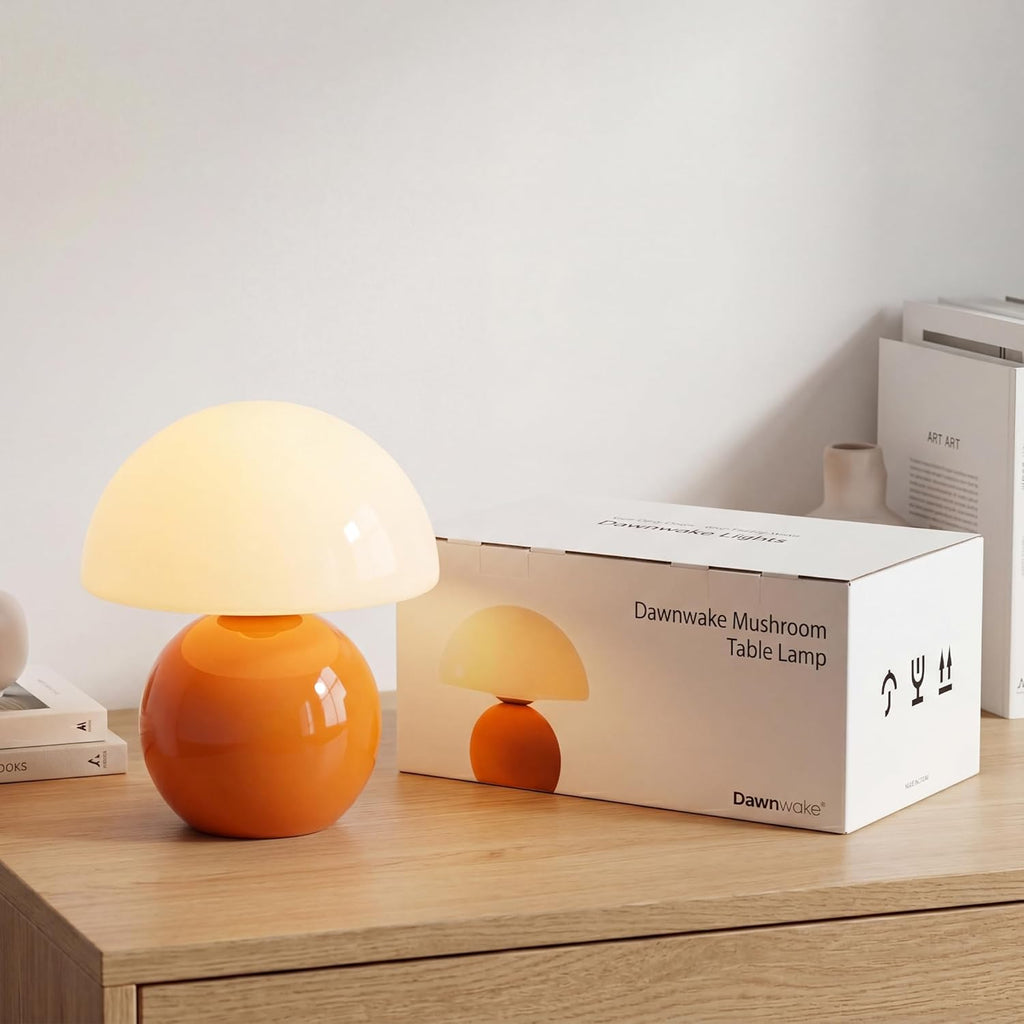 Mid-Century Beige Table Lamp - View 8