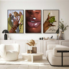Unframed Black Wall Decor — 12"