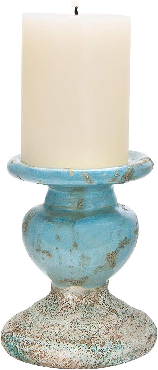 Farmhouse Black Pillar Candle — 4.5" - View 5
