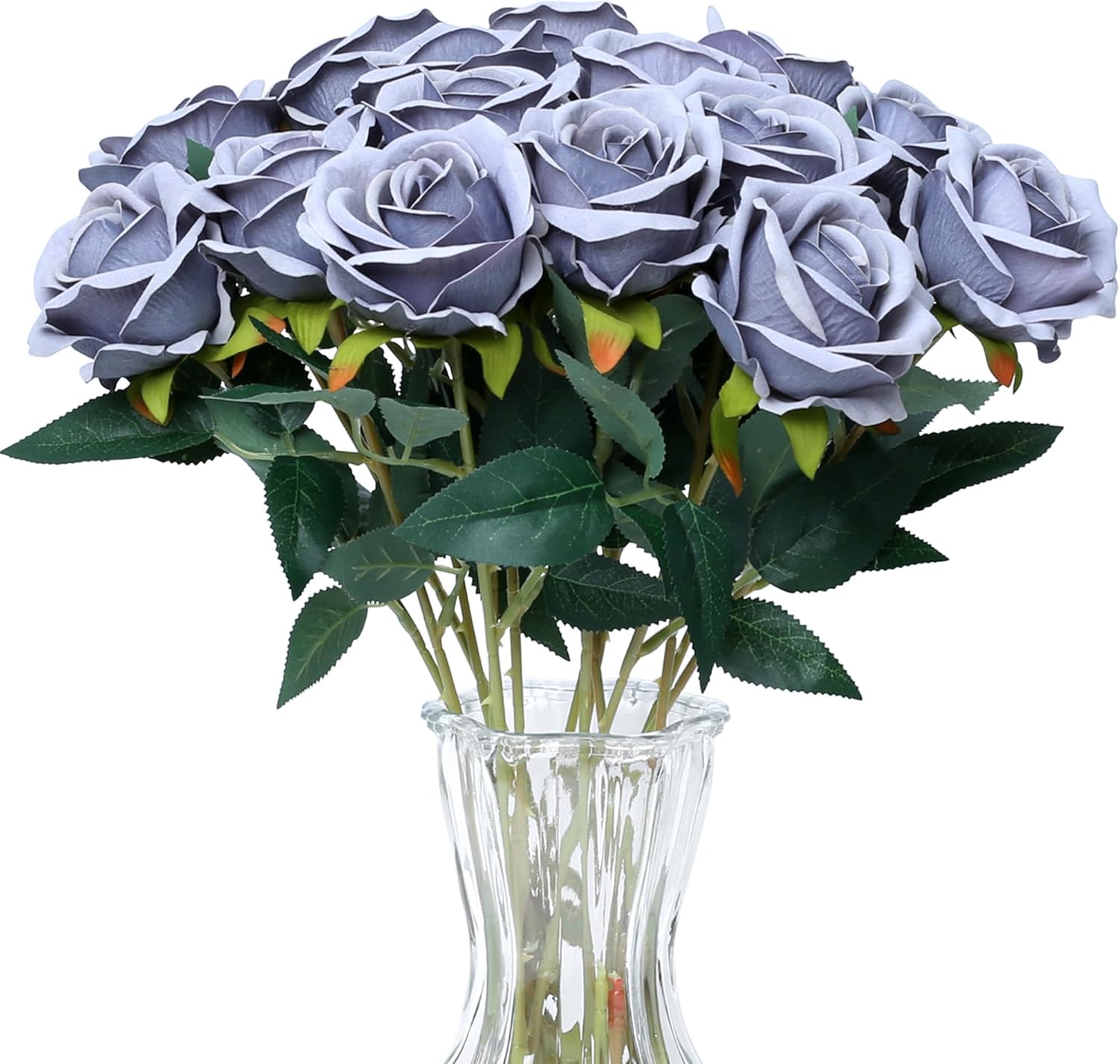 Black Artificial Plant — Silver