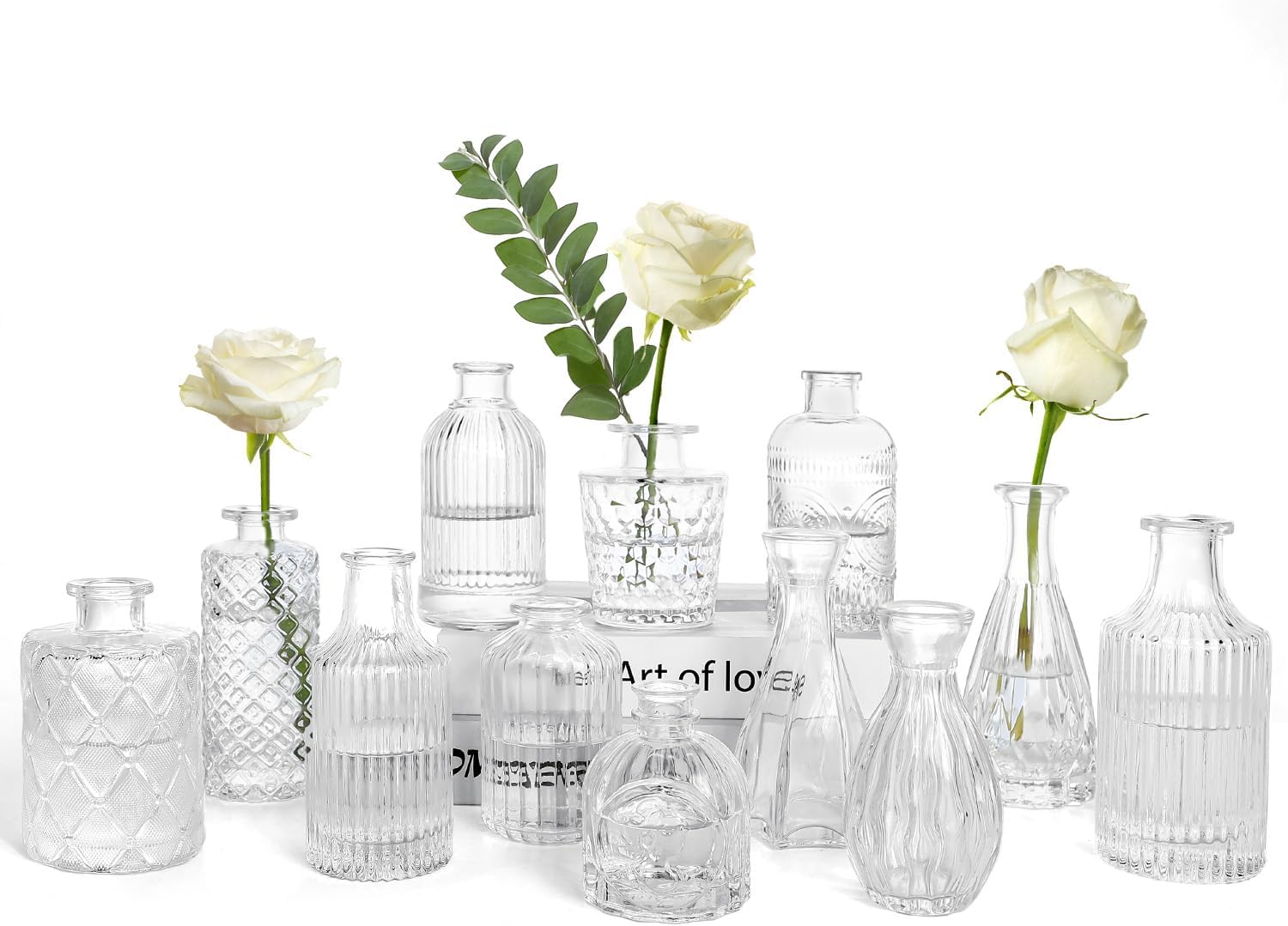 Black Vase — Clear-12pcs