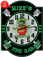 Green Wall Clock - View 2