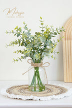Farmhouse Glass Artificial Plant - View 3