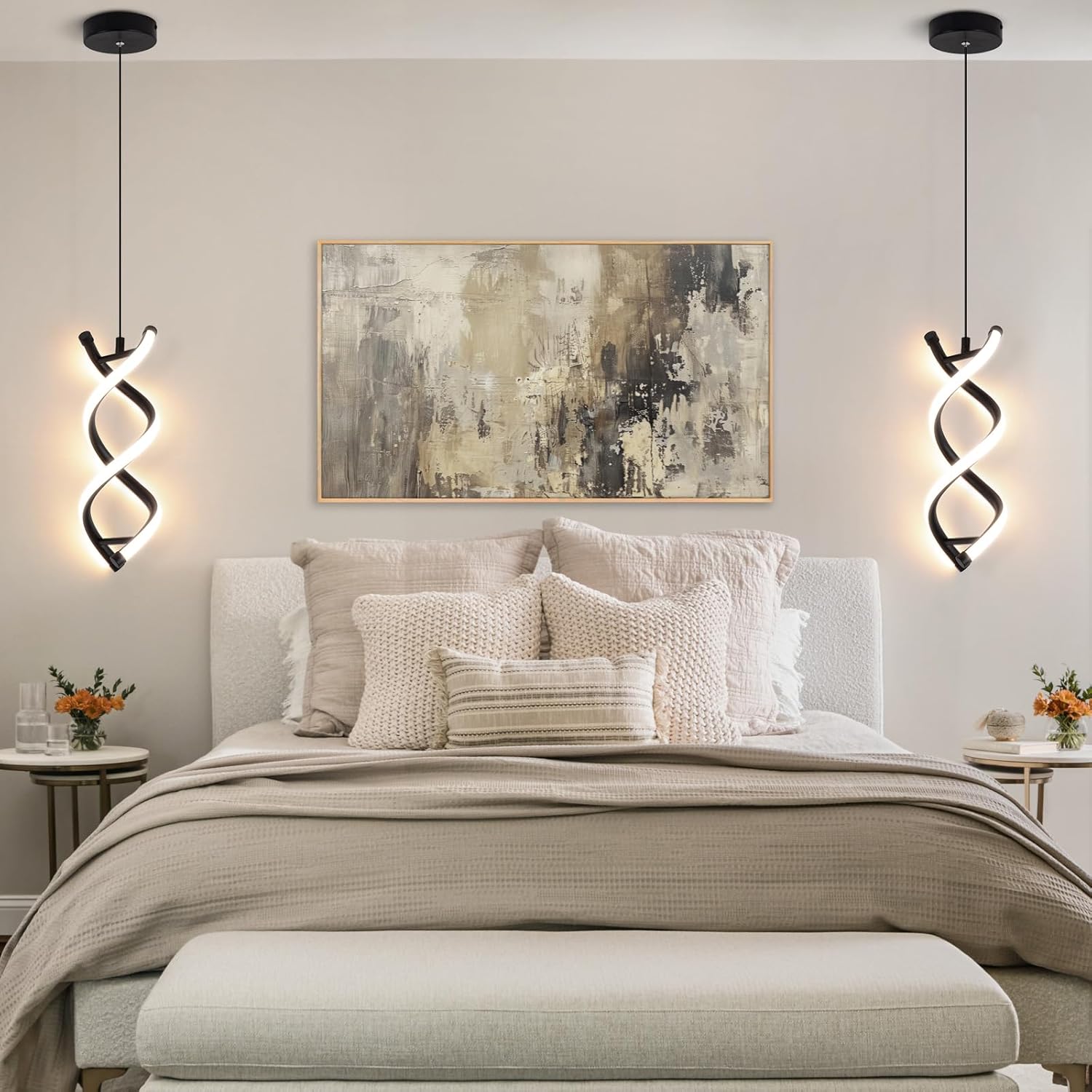 Dimmable Modern Black Pendant Light - View 8