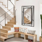 Framed Farmhouse Black Wall Mirror — 28" - View 8