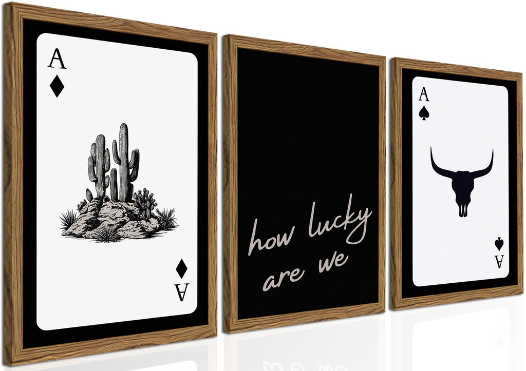 Framed Black Wall Decor — 16"