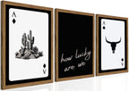Framed Black Wall Decor — 16"