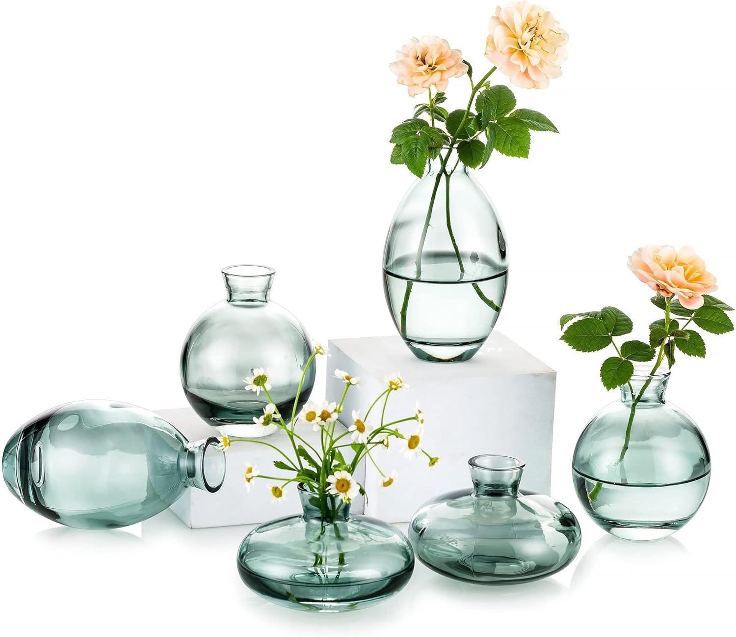 Vintage Modern Gold Vase — 2 Sets