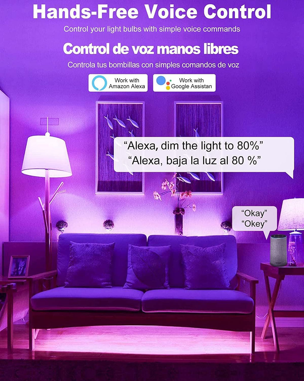 WiFi Metal Smart Light Bulb - View 2