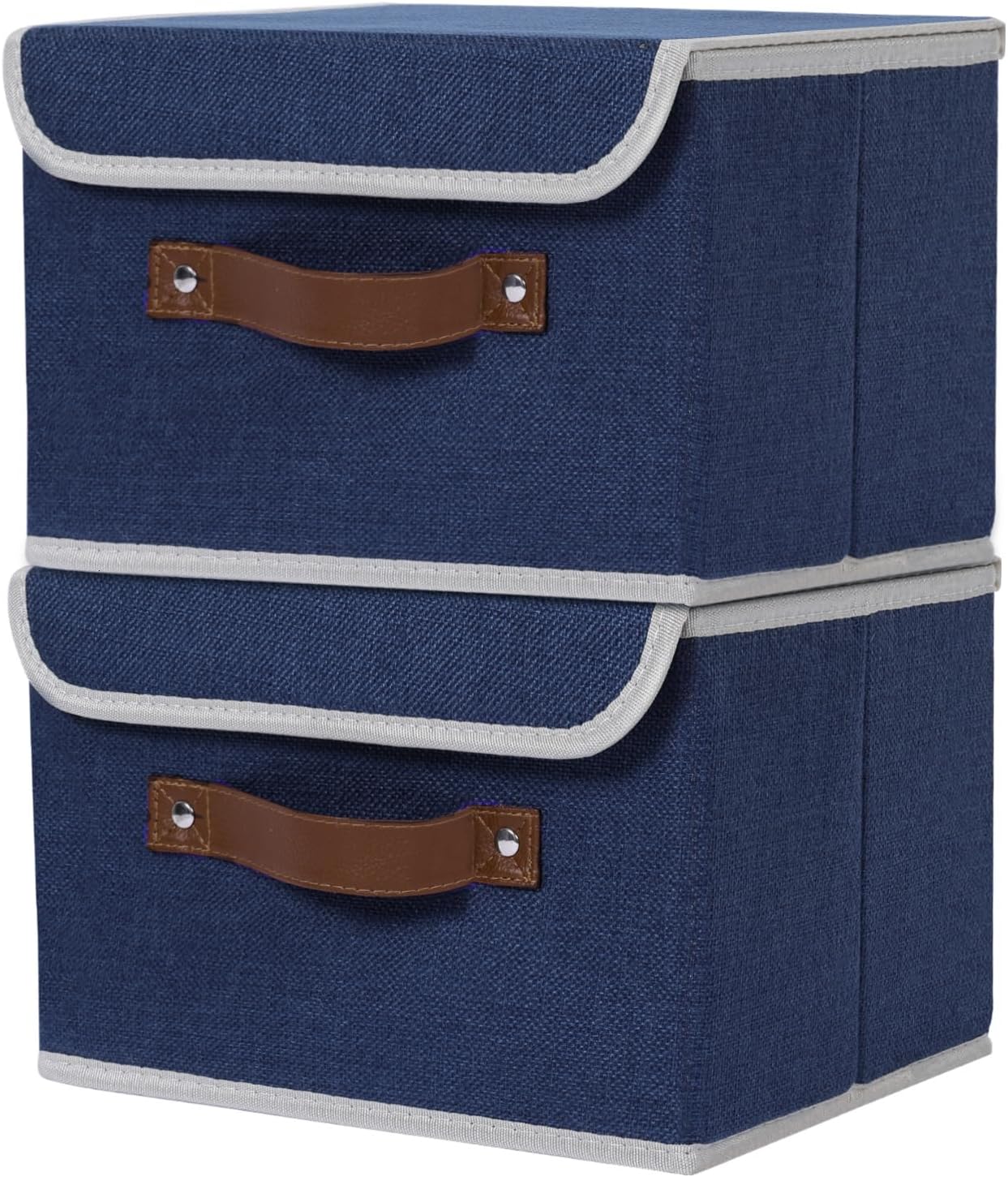 Linen Beige Storage Bin — Set of 1 — Medium (Pack of 2)