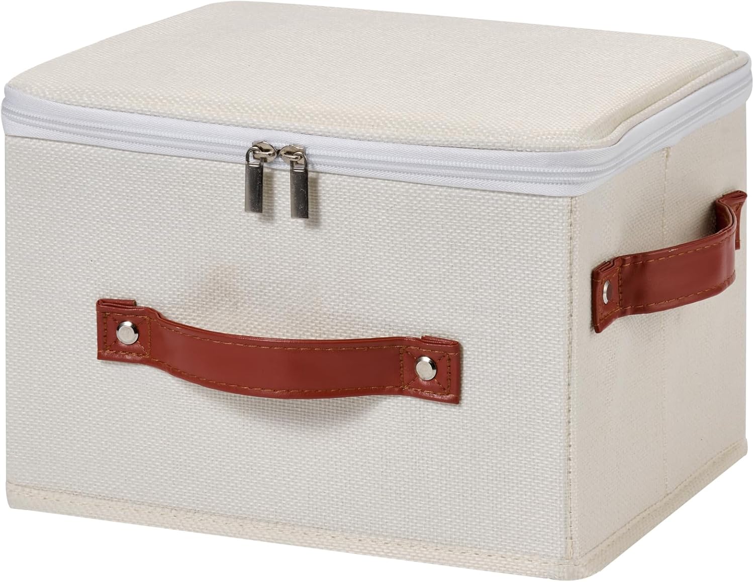 Linen Beige Storage Bin — Set of 1 — Small ( Pack of 1 )