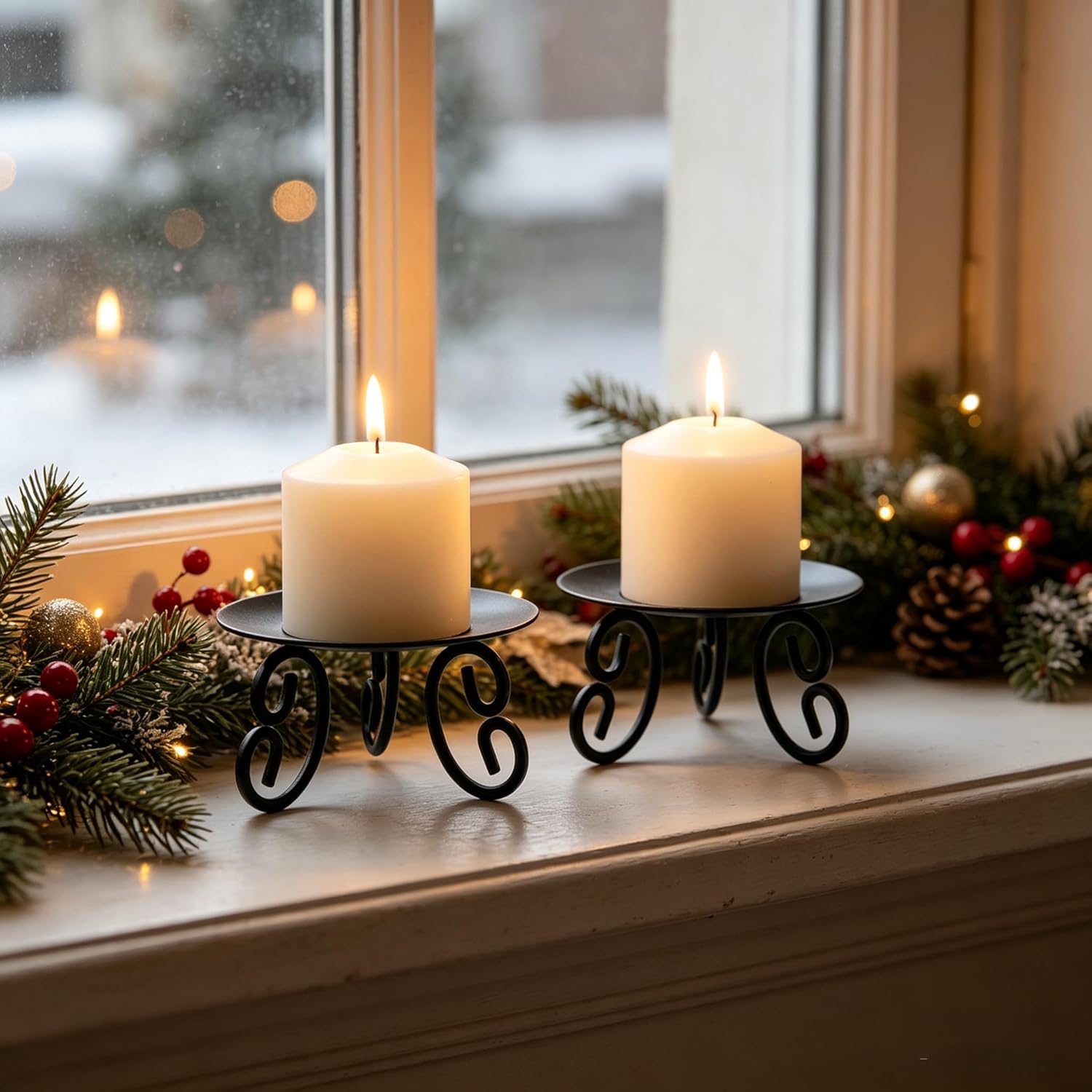 Farmhouse Black Candle — 5" - View 3
