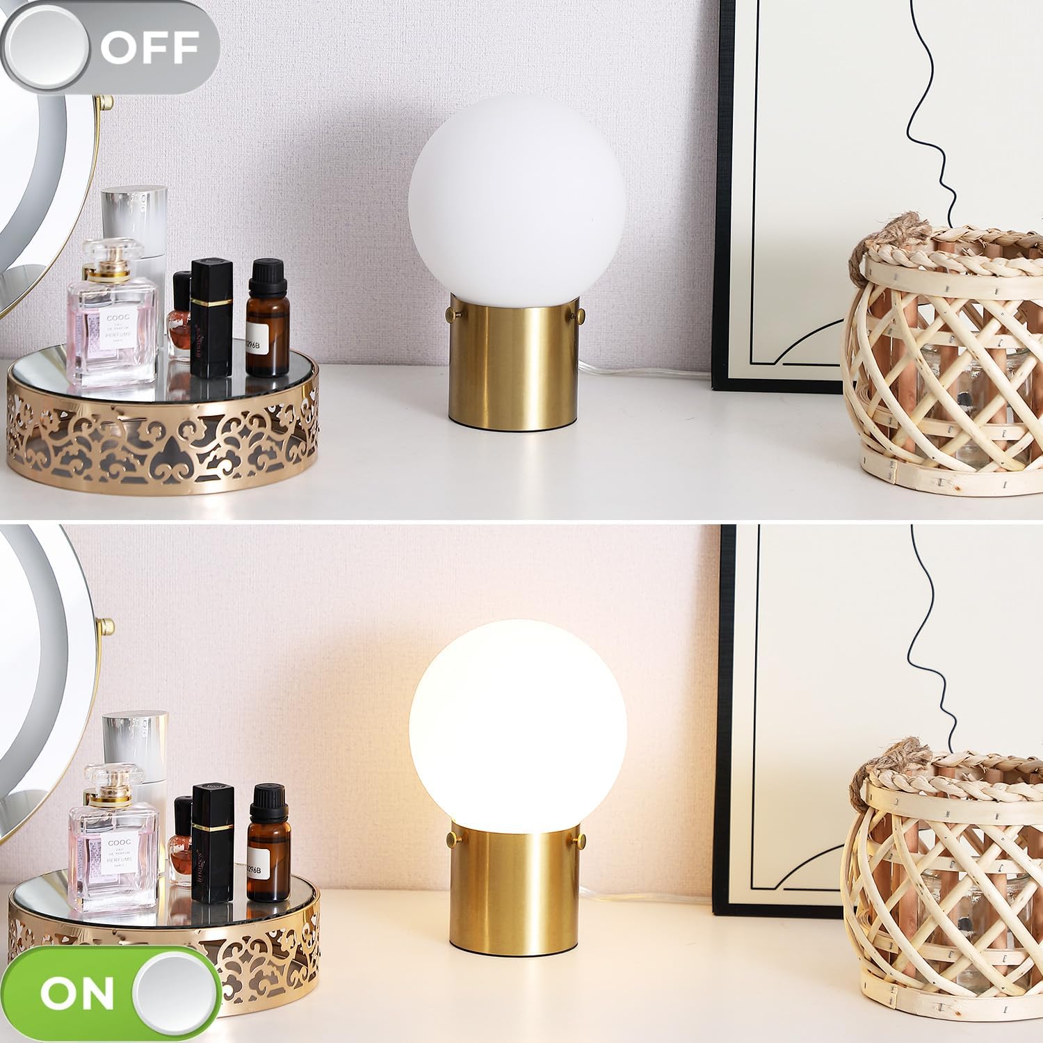 Luxe Black Bedside Lamp - View 4