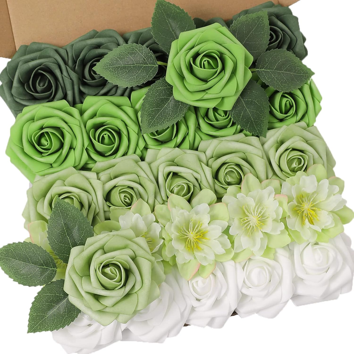 Blue Artificial Flowers — Green