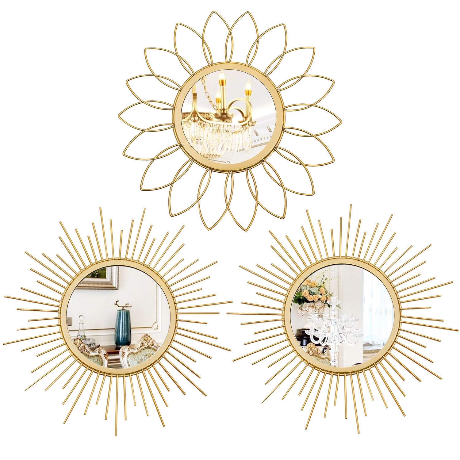 Luxe Black Wall Mirror