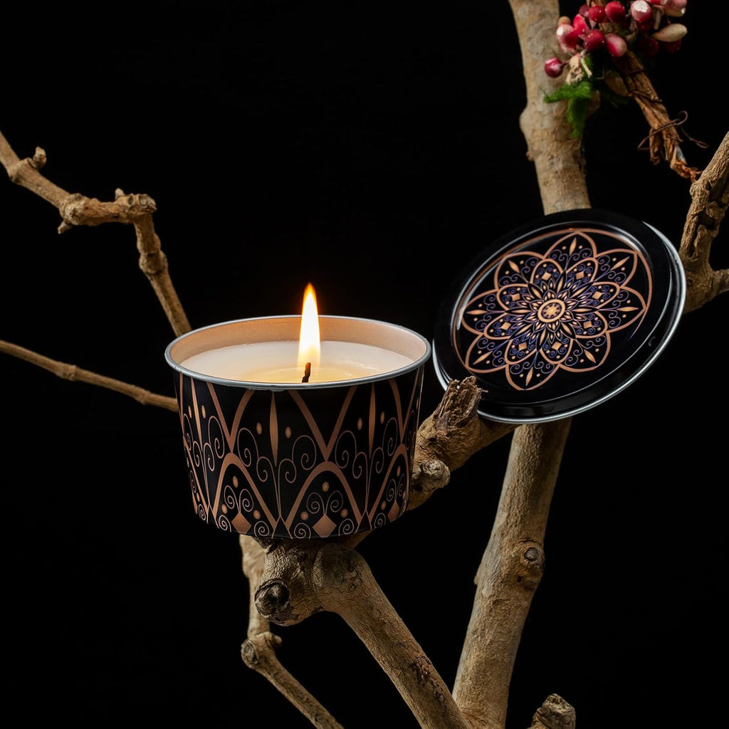 Soy Wax Metal Scented Candle - View 5