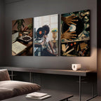 Framed Modern Black Wall Art — 16" - View 3