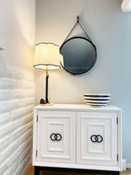 Round Glass Wall Mirror — 20" - View 3