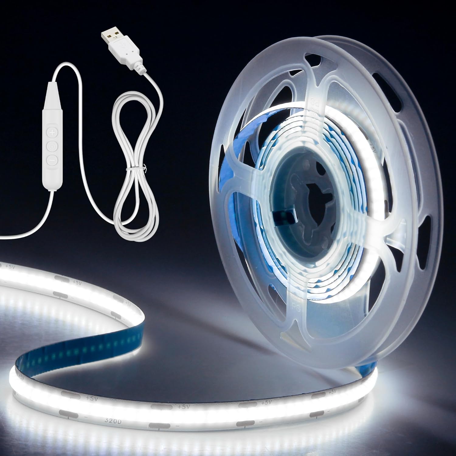 Dimmable Metal LED Strip Light — 6.56ft/Cool White