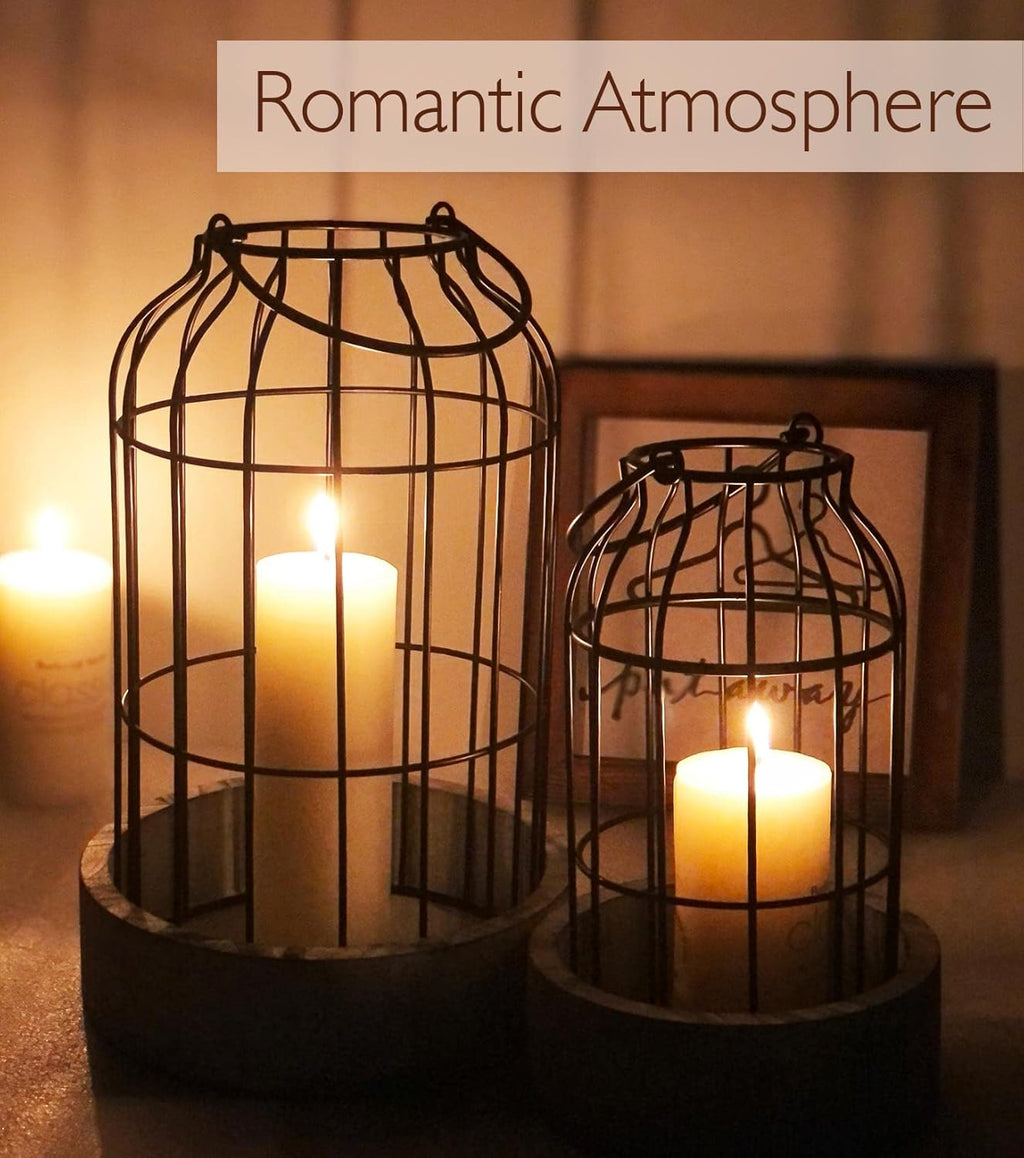 Farmhouse Metal Candle - View 3