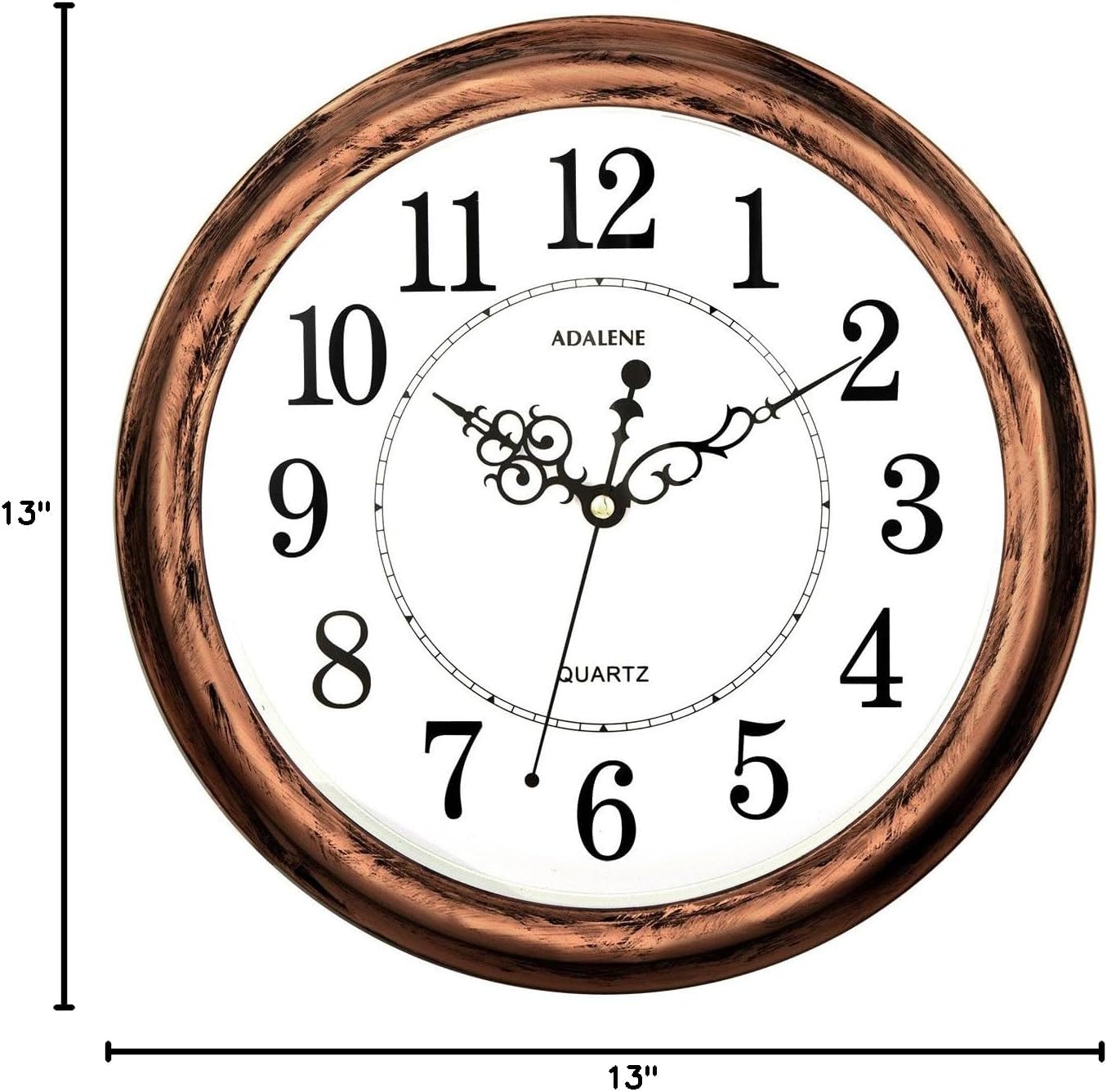 Battery Operated Farmhouse Wall Clock - View 4