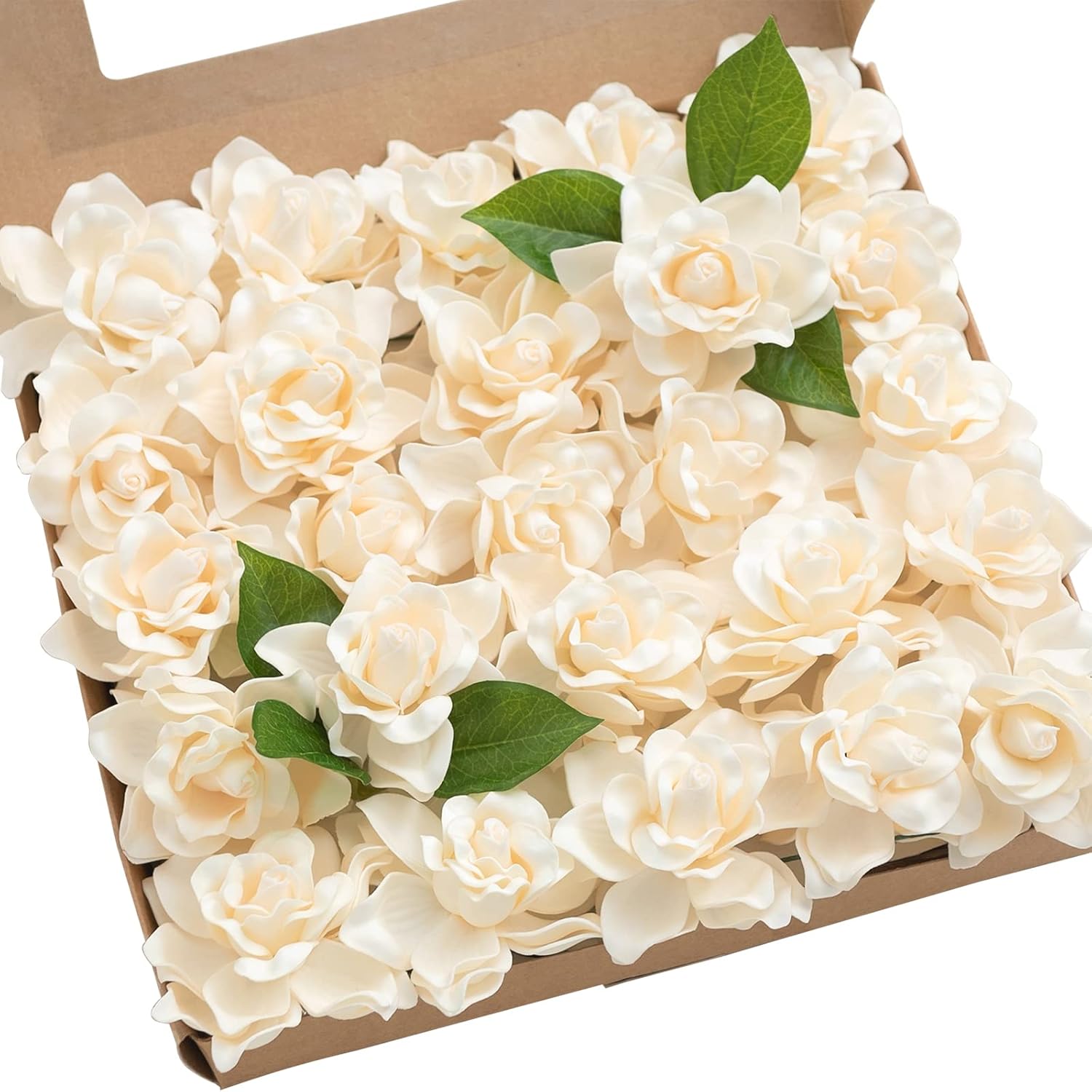 Beige Artificial Flowers — Wht-cream
